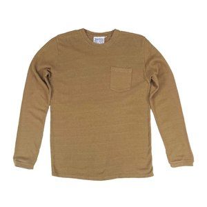 Jungmaven Baja Longsleeve Pocket Tee in Mustard